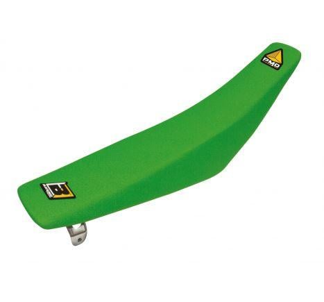 01-13 KX85 PYRAMID GREEN, SEAT COVER BLACKBIRD 1425G/01