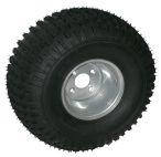 TRAILER TYRE & RIM 22x11x8, 56MM BORE / 100 PCD / ATV QUAD, SPLIT KIT 89-100