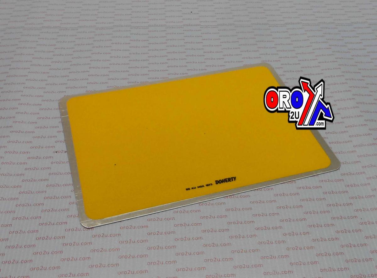 NUMBER PLATE ALLOY LARGE EA