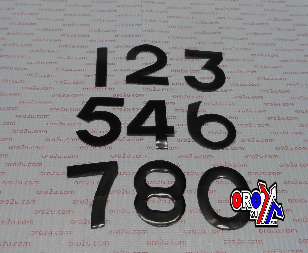 NUMBER PLATE DIGITS 1 EACH
