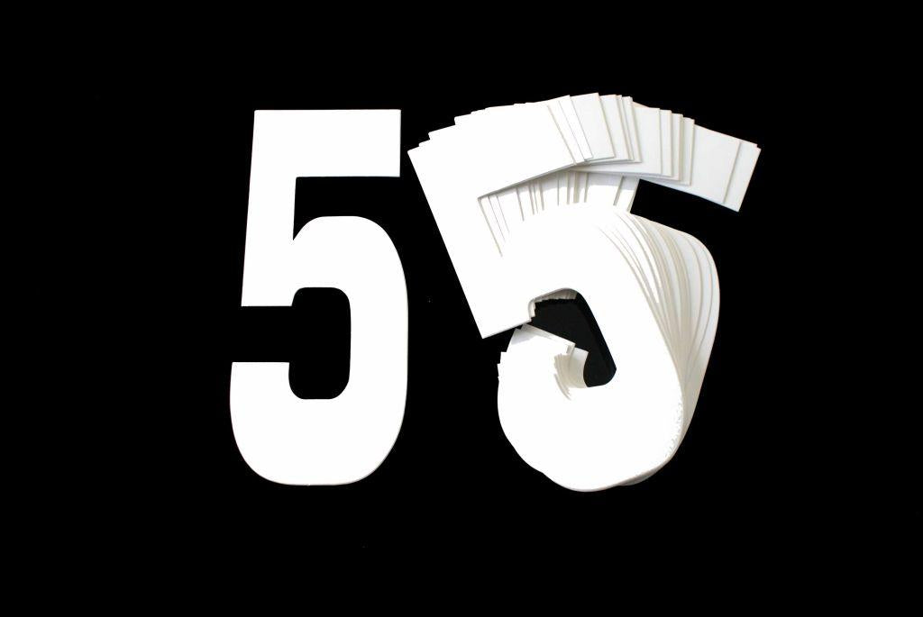 5 WHITE 8"No.20cm. PACK