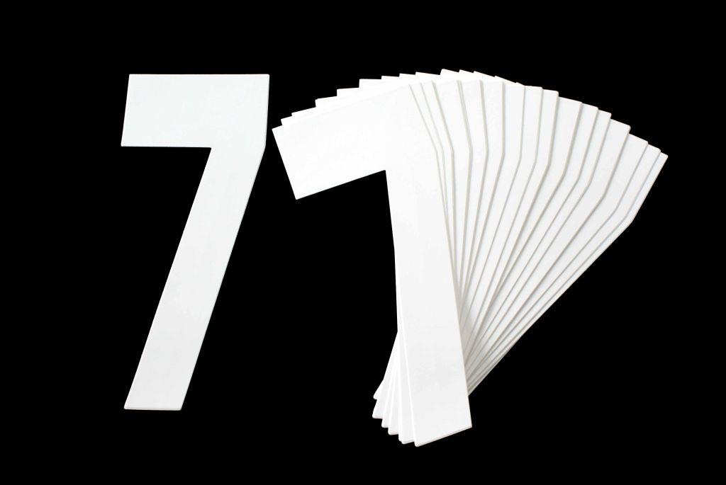 7 WHITE 8"No.20cm. PACK