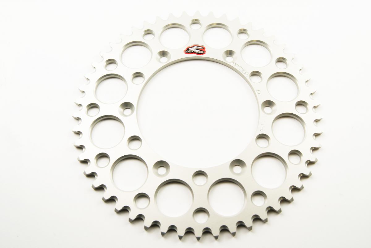 REAR SPROCKET ALLOY RENTHAL, ULTRALITE 123U-520-50GYSI SILVER, 123U-520-50GYSI