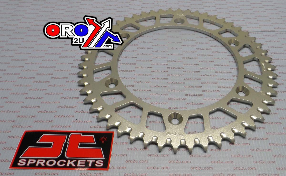 REAR SPROCKET ALLOY SILVER, JTA896.50 JT 7075-T6 Aluminium