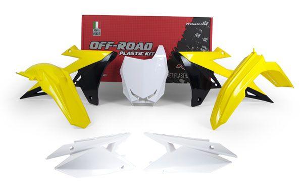 PLASTIC KIT/5 18-24 RM-Z450, RM-Z250 2019-24, RTECH R-KITRMZ-OEM-518
