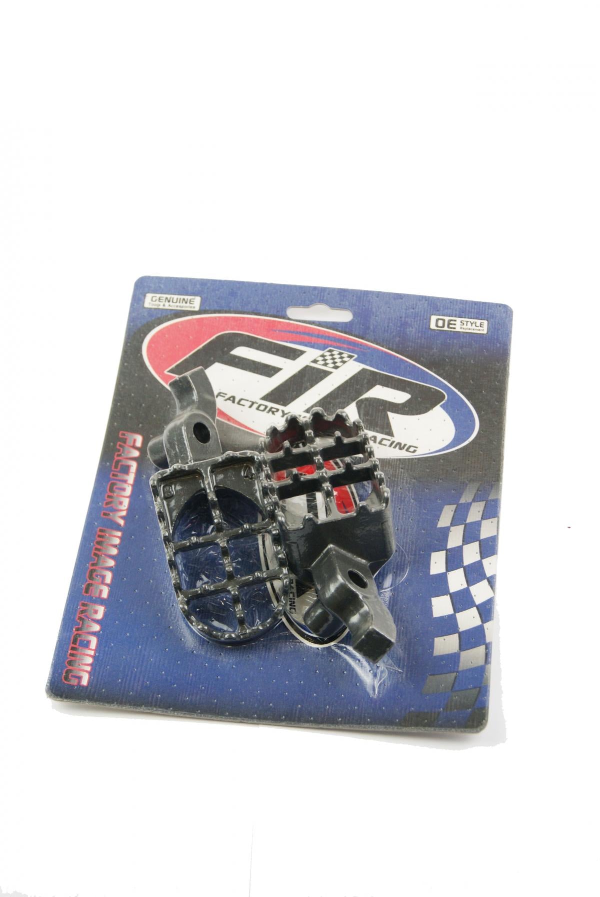 FOOT PEGS STEEL GREY CR, HONDA CR125/250 2000-2001