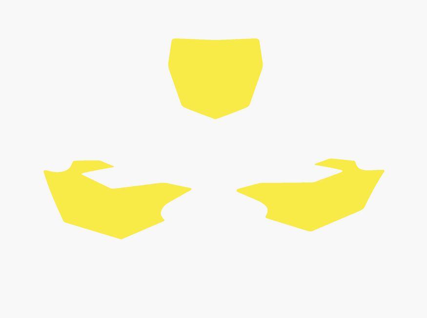 14-18 YZF250/450 BACKGROUNDS, NEON YELLOW BLACKBIRD 3223