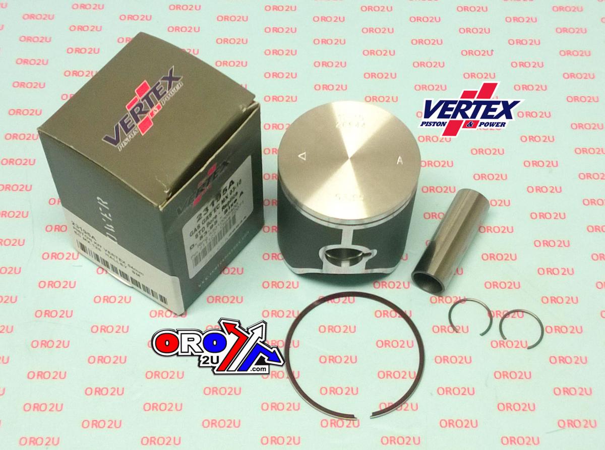 PISTON KIT VERTEX 54.0 E GAS GAS EC/MX 125 03-10, VERTEX 23195E