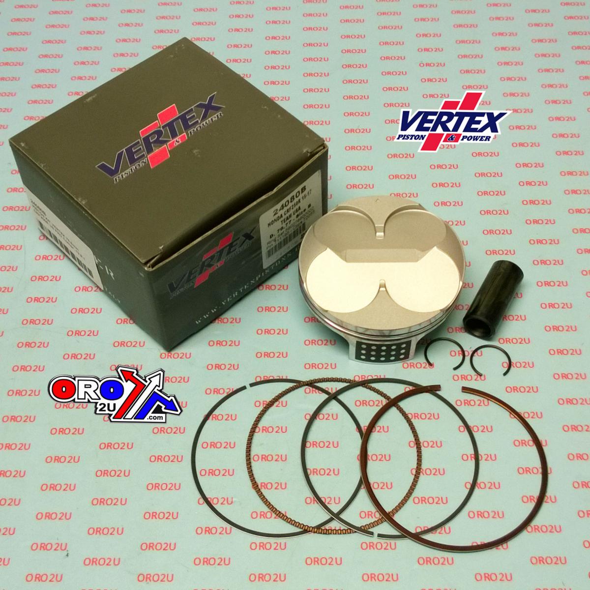 PISTON KIT VERTEX 76.8 A HC HONDA CRF 250 15-17, VERTEX 24080A US-PRO HC COMPR 13,9.1