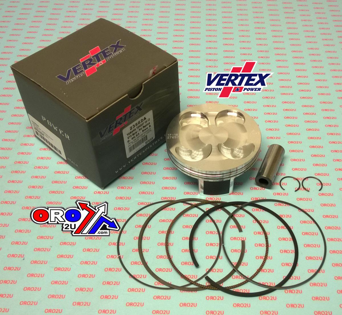 PISTON KIT VERTEX 99.0 C HONDA CRF 450 R/X 02-17, VERTEX 23595C OS+3.00 BIG BORE XL COMPR 12,0:1