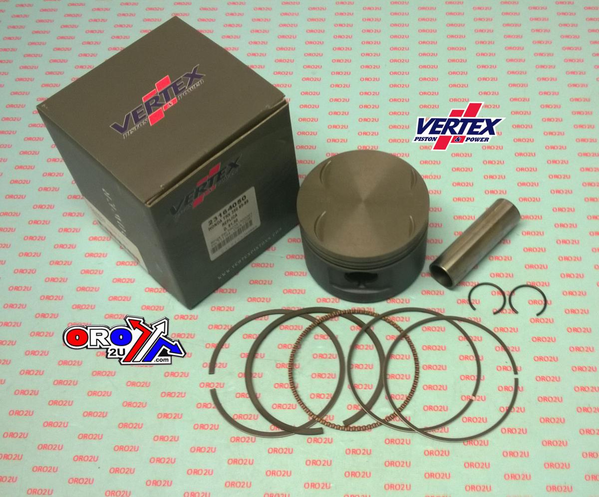 PISTON KIT VERTEX 82.0 HONDA TRX 350 85-89, VERTEX 23164100 OS +1.00
