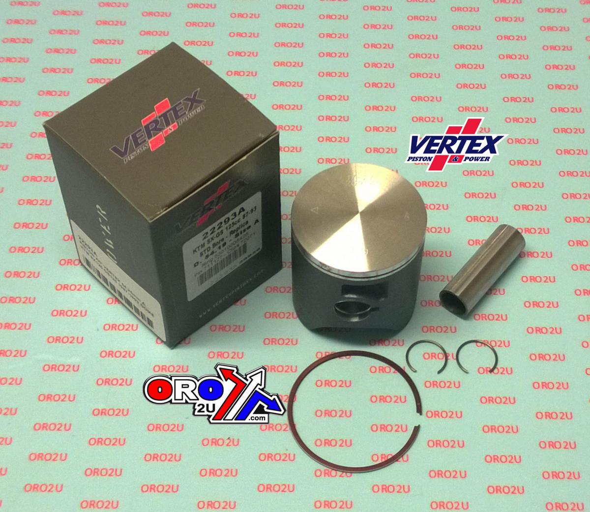PISTON KIT VERTEX 54 B KAWASAKI KX/KXE 125 95-97, VERTEX 22306B