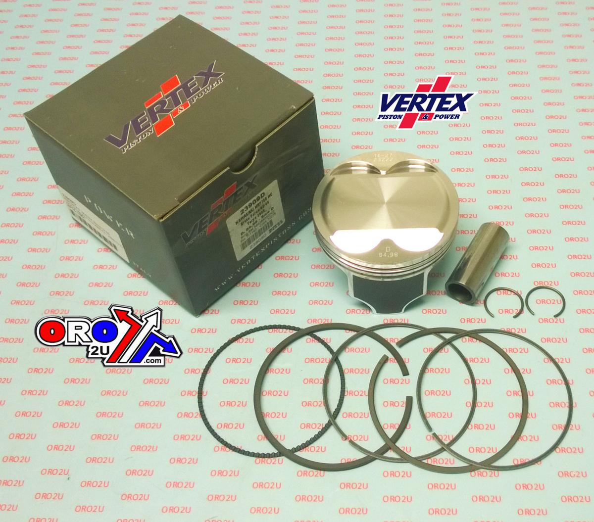 PISTON KIT VERTEX 85.0 C HC KAWASAKI KFX 750 05-14, VERTEX 23909C BRUTE FORCE/TERIX HC COMPR 11,5:1