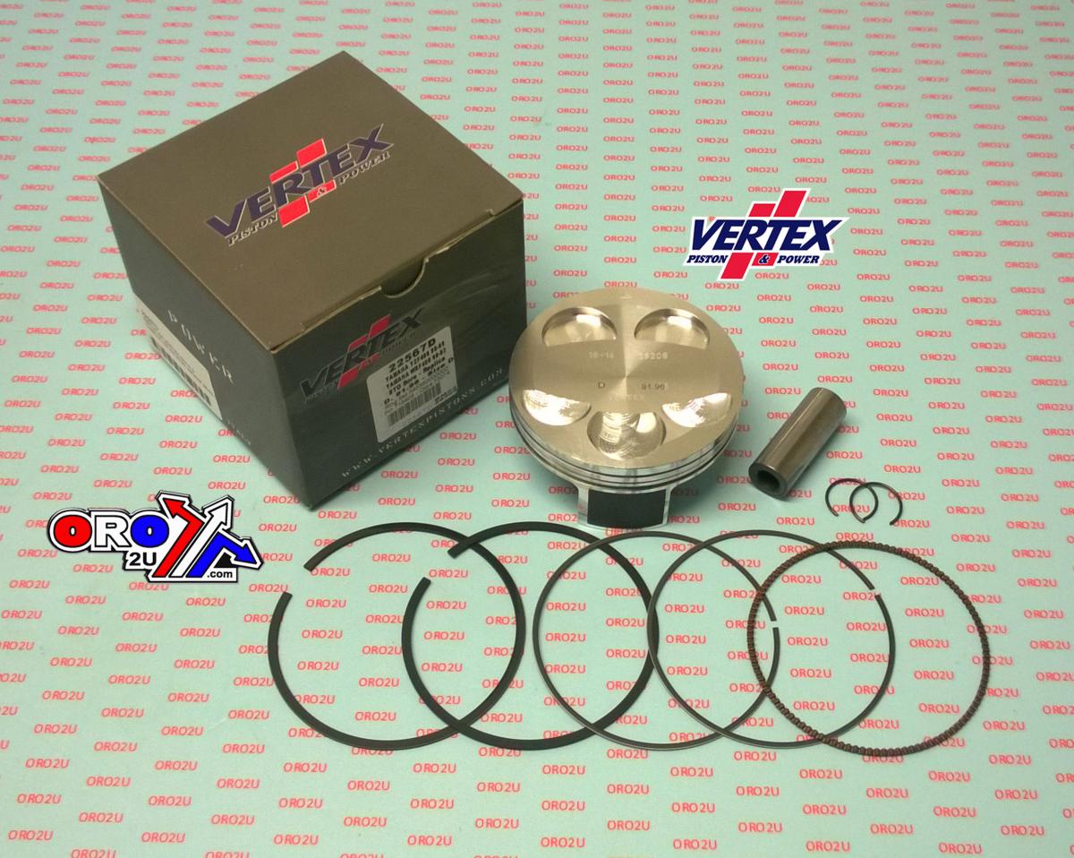 PISTON KIT VERTEX 92 D YAMAHA YZ/WR 400 98-02, VERTEX 22567D COMPR 12,5:1