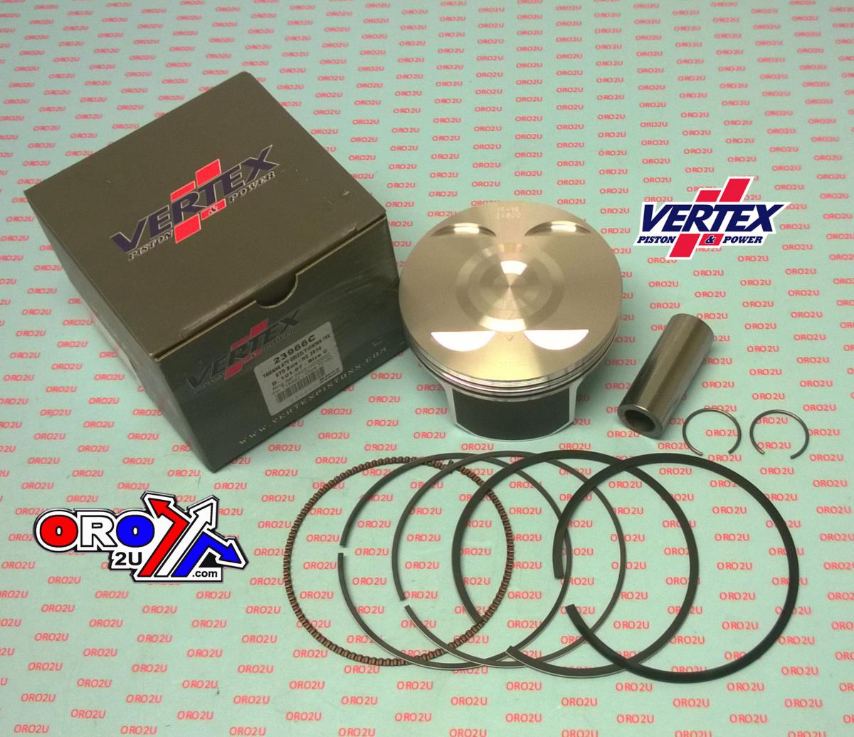 PISTON KIT VERTEX 102.0 C HC YAMAHA RAPTOR 700 14-17, VERTEX 23966C GRIZZLY/VIKING HC COMPR 11,0:1