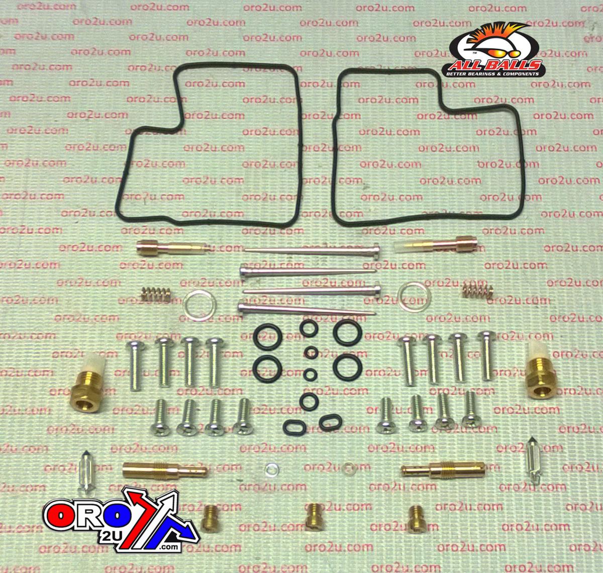 CARBURETOR REBUILD KIT 1997 HON VT1100C, ALLBALLS 26-1620 ROAD