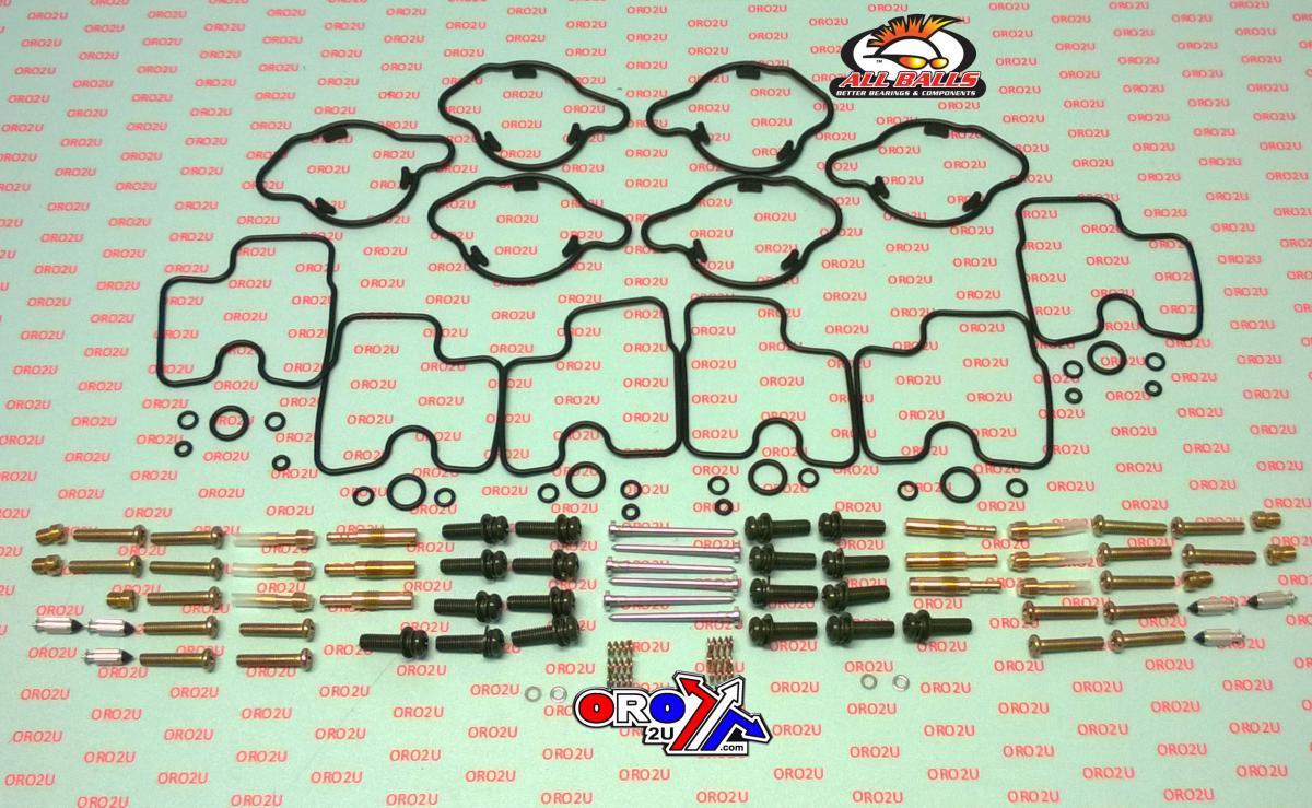 CARBURETOR REBUILD KIT 97-03 HON GL1500, ALLBALLS 26-1629 ROAD