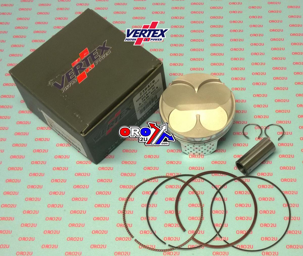 PISTON KIT VERTEX 76.0 B HC HONDA CBR1000RR 08-12, VERTEX 23947B HC COMPR