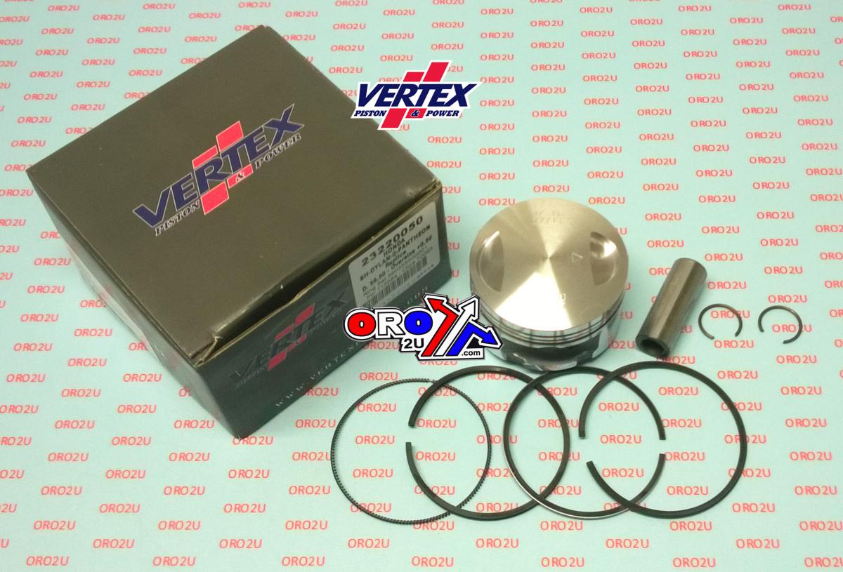 PISTON KIT SH150 05-13 58.25mm, VERTEX 23220025 HONDA