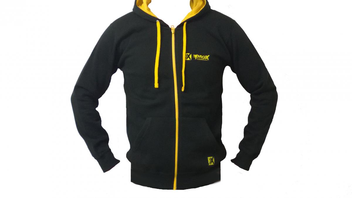 PRO-X HOODIE SWEATER, 99.6043.L, BLACK, APPAREL, LARGE