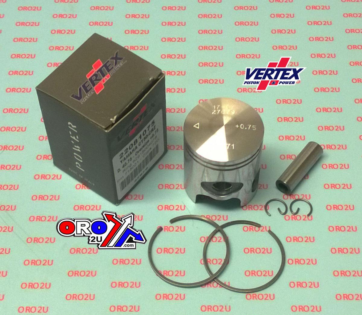 PISTON KIT VERTEX 40.25 CT50S BREEZE CRZ, VERTEX 22081025 YAMAHA 50CC OS +0.25