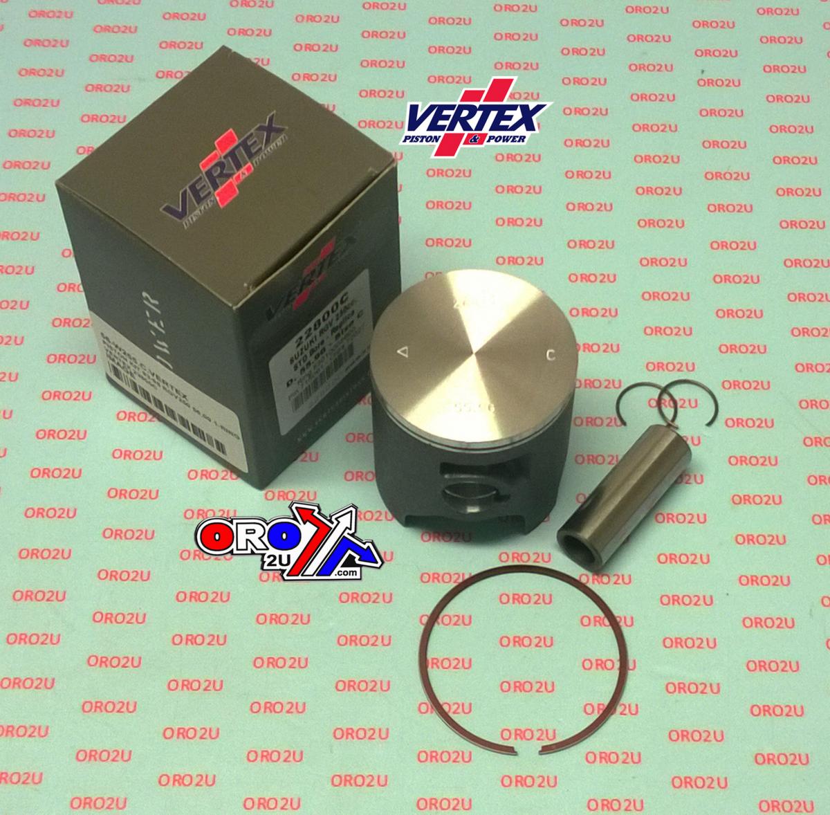 PISTON KIT VERTEX 56.0 B SUZUKI RGV 250/APRILIA RS250, VERTEX 22800B SINGLE RING