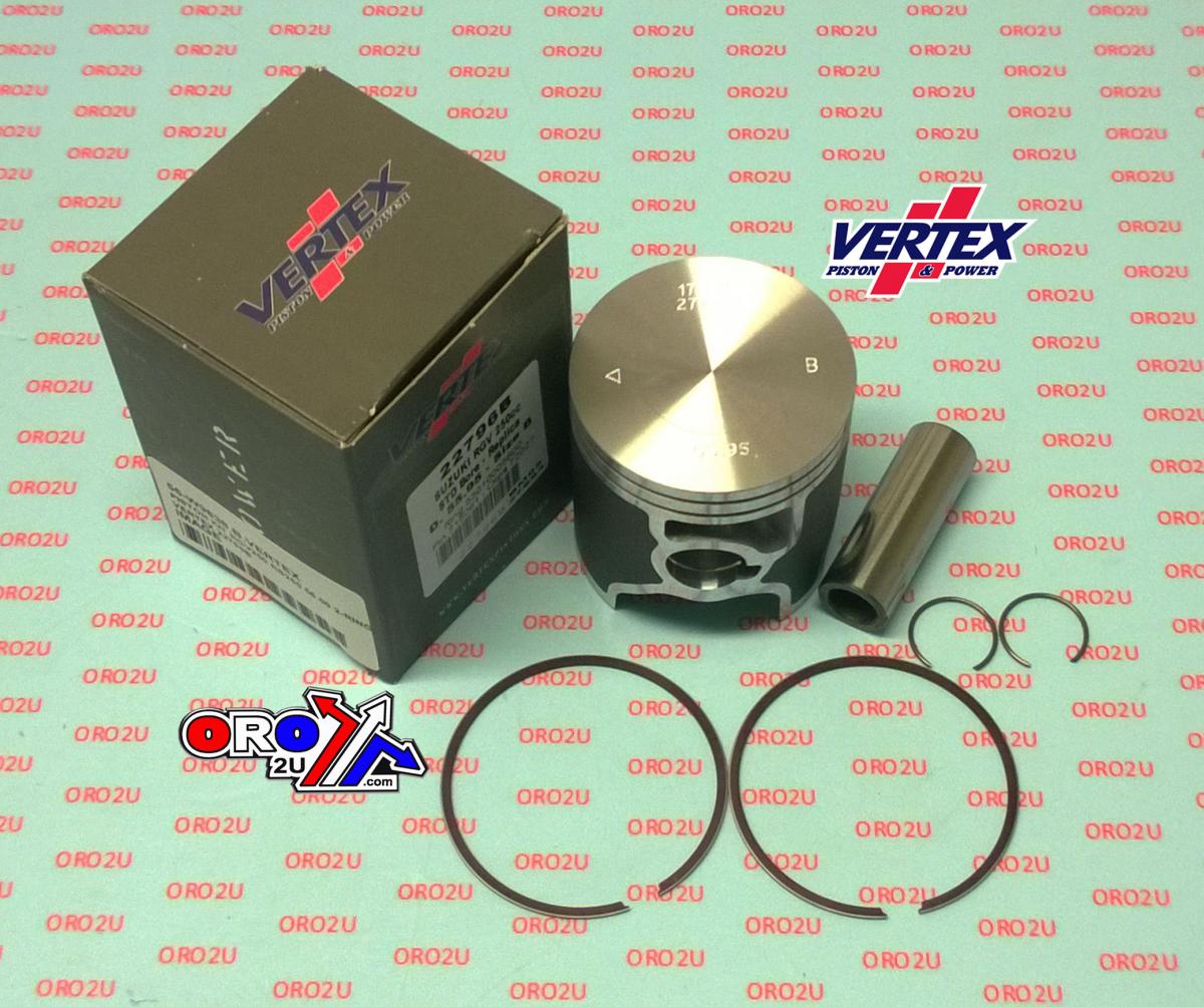 PISTON KIT VERTEX 56.0 D SUZUKI RGV 250/APRILIA RS250, VERTEX 22796D 2 RINGS