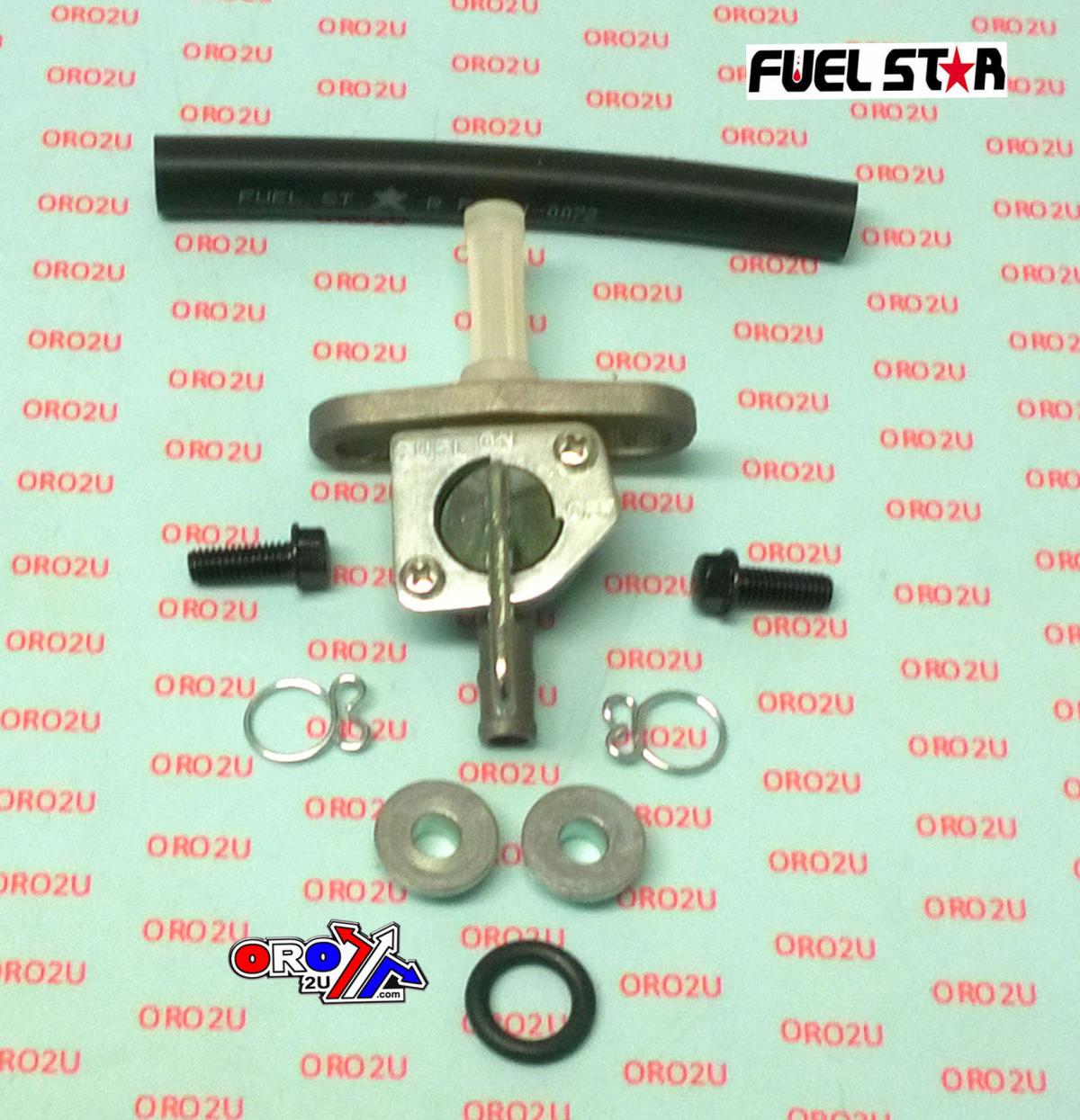 FUEL VALVE KIT CR125R CR250R, Fuel Star FS101-0117 HONDA DIRT, TAPE / PETCOCK / CLIPS / PIPES / BOLTS
