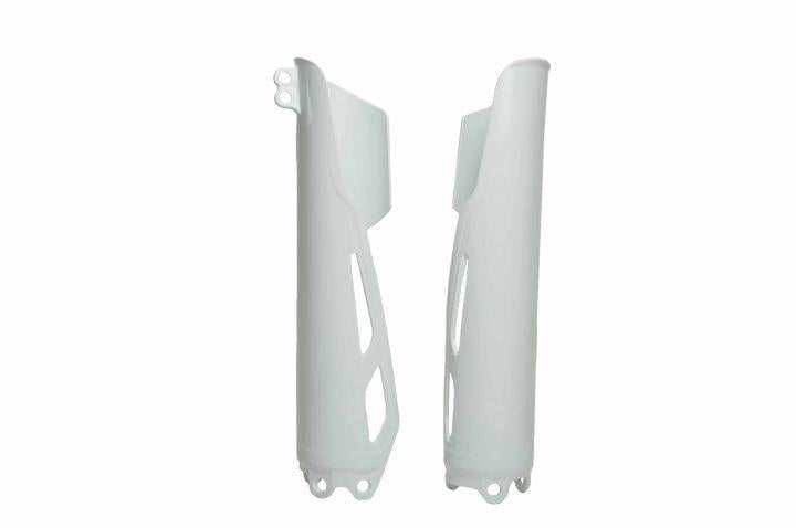 LOWER FORK GUARDS CRF-R/CRF-RX/CRF-X 19-24, WHITE, RTECH R-PSCRFBN0019