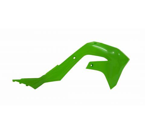 RADIATOR SCOOPS 2019-23 KX450F GREEN, RTECH R-CVKXFVE0019