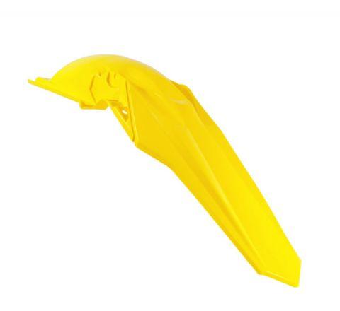 REAR FENDER 18-24 RM-Z450, 2019-24 RM-Z250, YELLOW RTECH R-PPRMZGI0018
