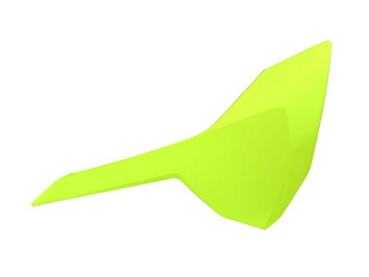 SIDE PANELS 16-18 HUSKY TC-FC, NEON YELLOW, RTECH R-FIHSQGF0016