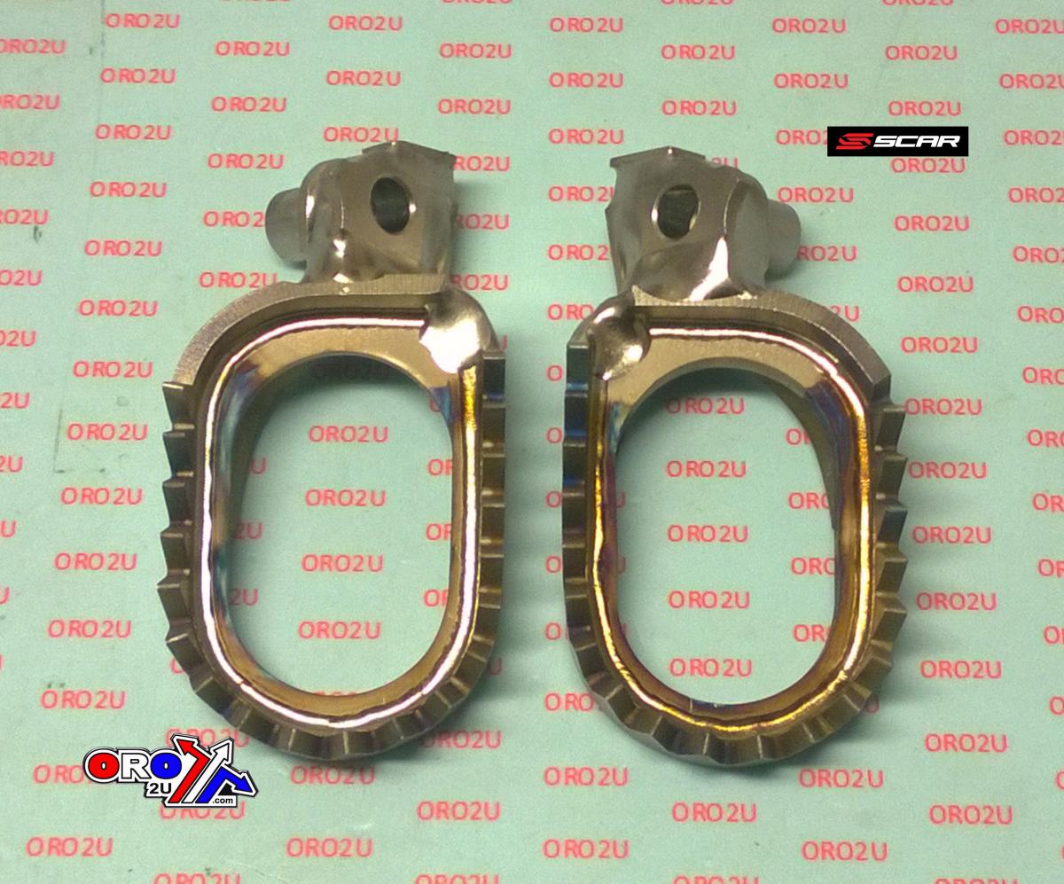 FOOT PEGS TITANIUM YZ/YZF, ANIT MUD, SCAR RACING S1516AM