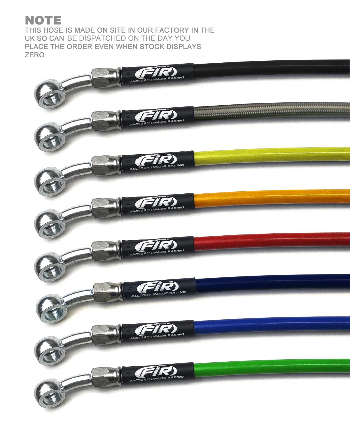 HOSE REAR BRAKE +2 BLACK / RED Y01-2-016/P 90-04 YFZ350