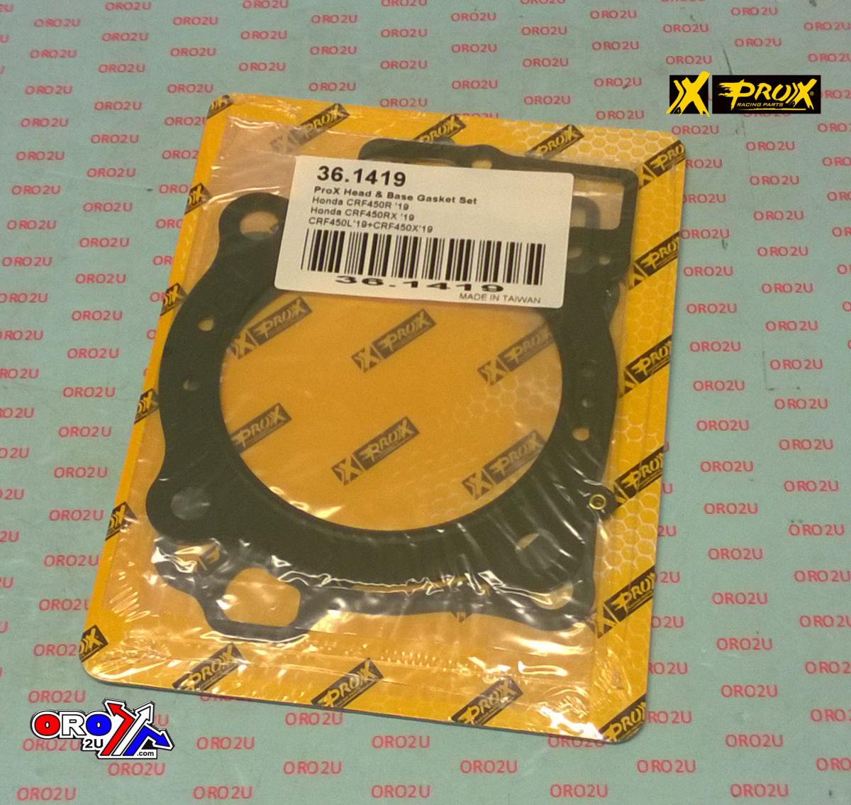PROX HEAD & BASE GASKET SET, PROX 36.1419 CRF 450R/RX 2019-2020
