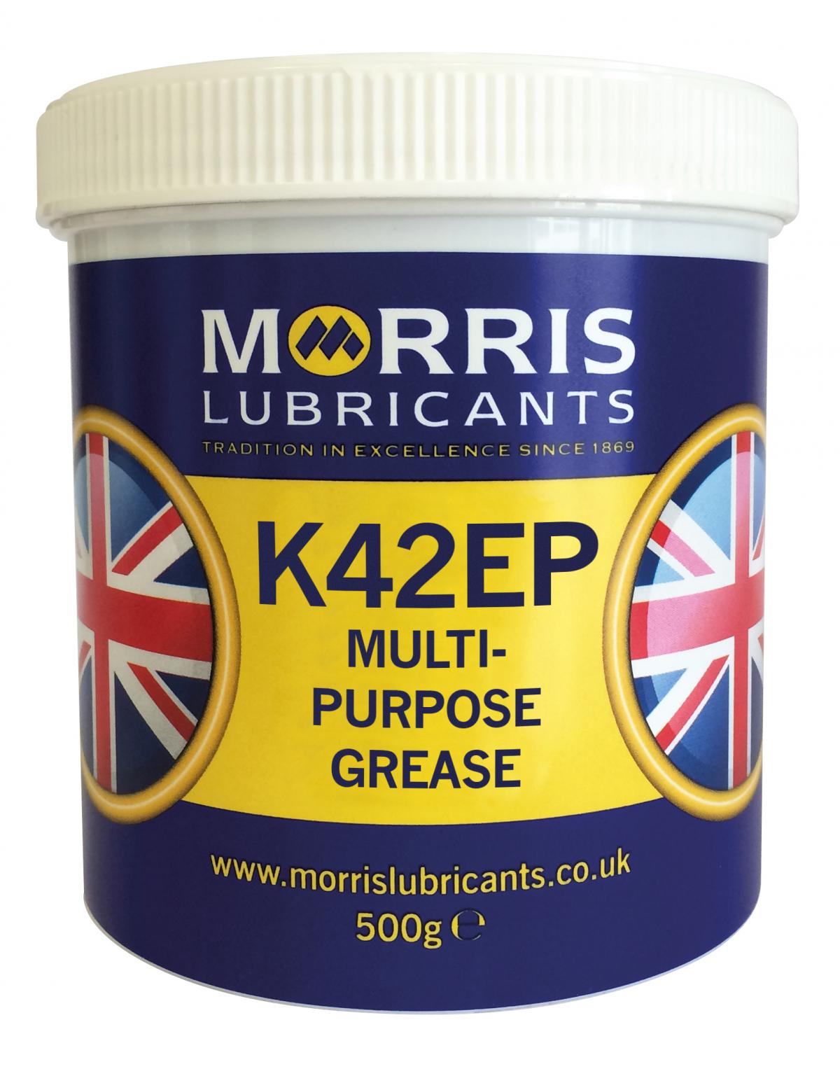500g K42 EP GREASE WORKSHOP TUB MORRIS 12