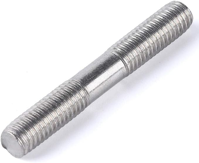 STUD M8 X 55 STAINLESS STEEL 304 WITH 22mm LONG THREADS