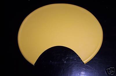 1978-1981 Suzuki PE 175 250 400 Front Number Plate Yellow