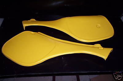 1982-1984 Suzuki PE 175 Side Panels Yellow
