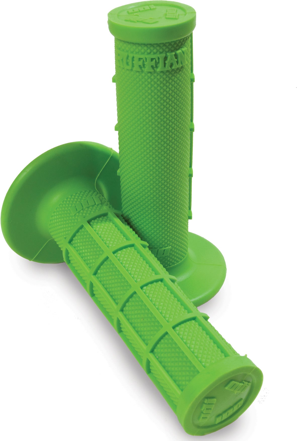 ODI Ruffian Half-Waffle Grips Green