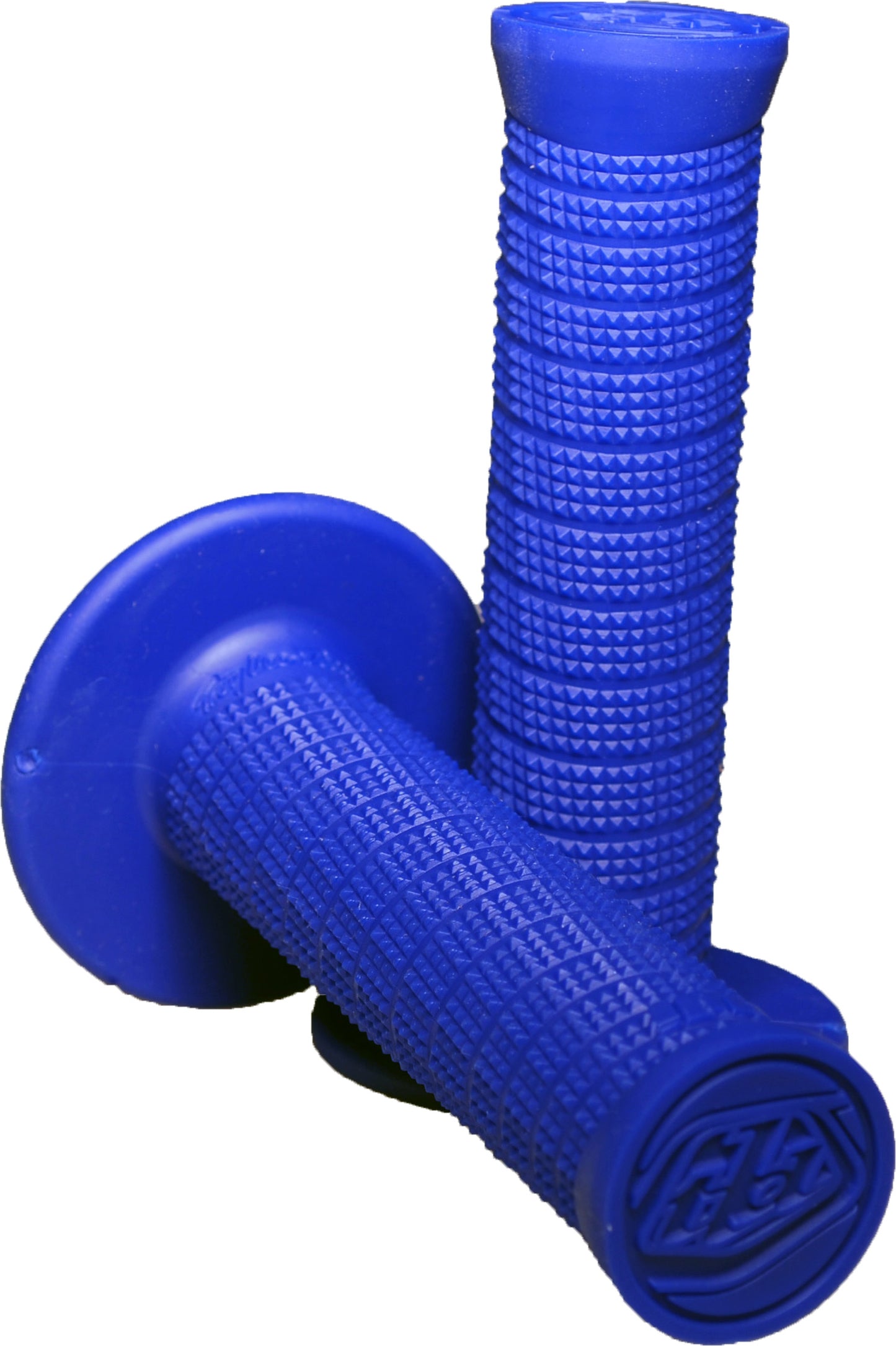 ODI Ruffian Half-Waffle Grips Blue