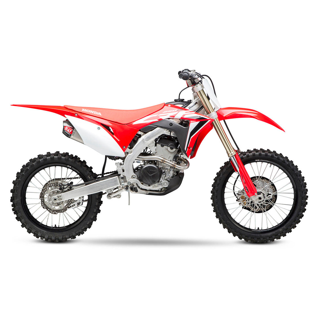 Yoshimura RS-9T Full Exhaust System (Stainless Steel/Aluminium/Carbon Cap) Honda CRF250R/RX 18-21