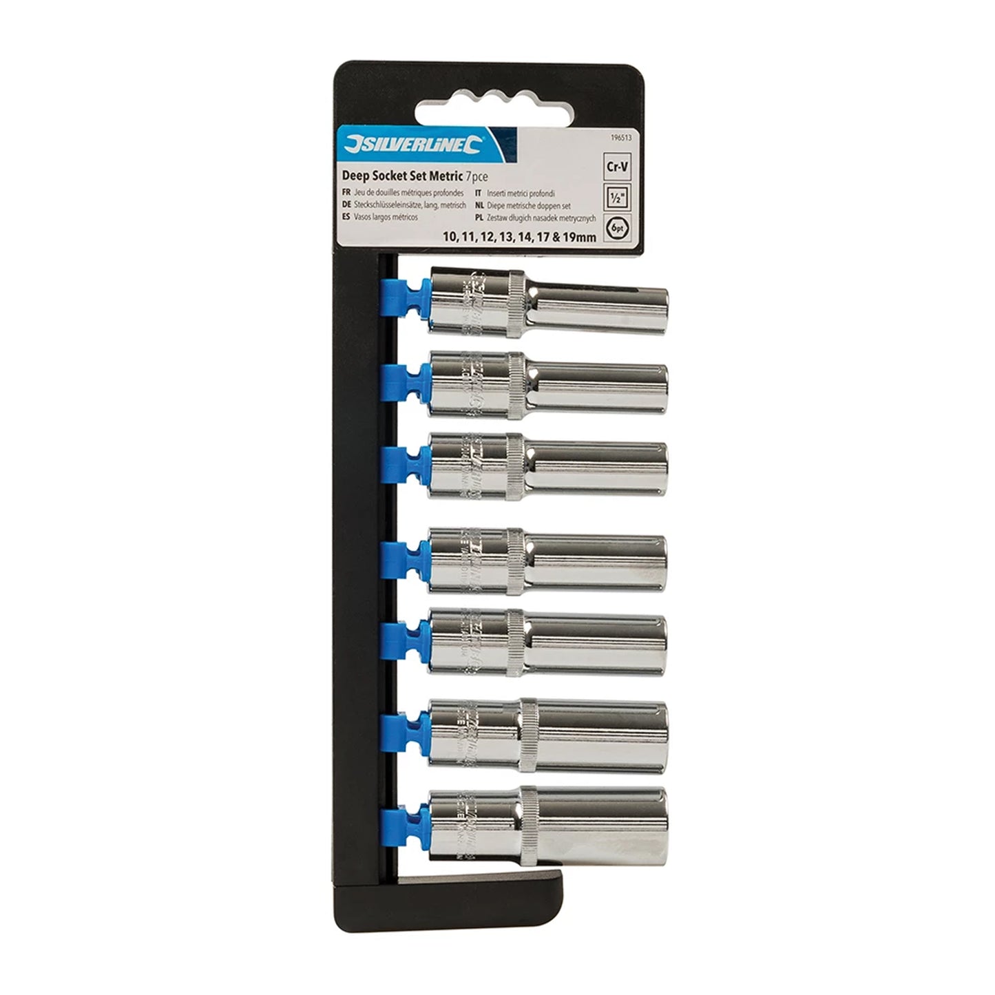 DEEP SOCKETS 7PCS 1/2inc DRIVE