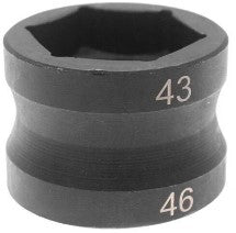 43mm-46mm DOUBLE HEAD PULLEY NUT 1/2" DRIVE GY6 NUT SLEEVE BELT CLUTCH REMOVAL