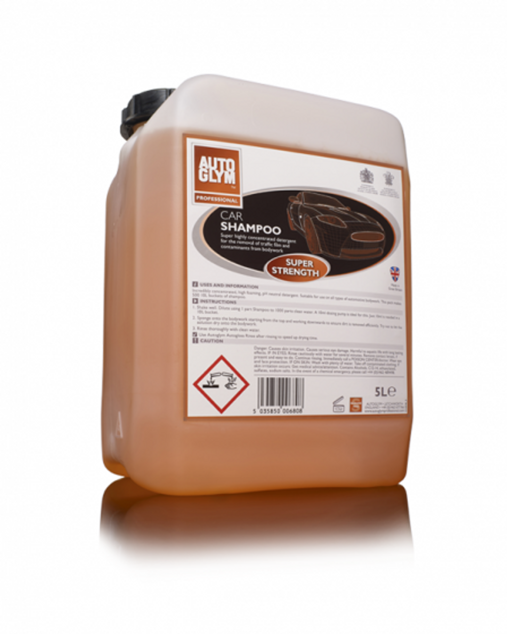 CAR SHAMPOO SUPER STRENGTH 5L AUTOGLYM 13005