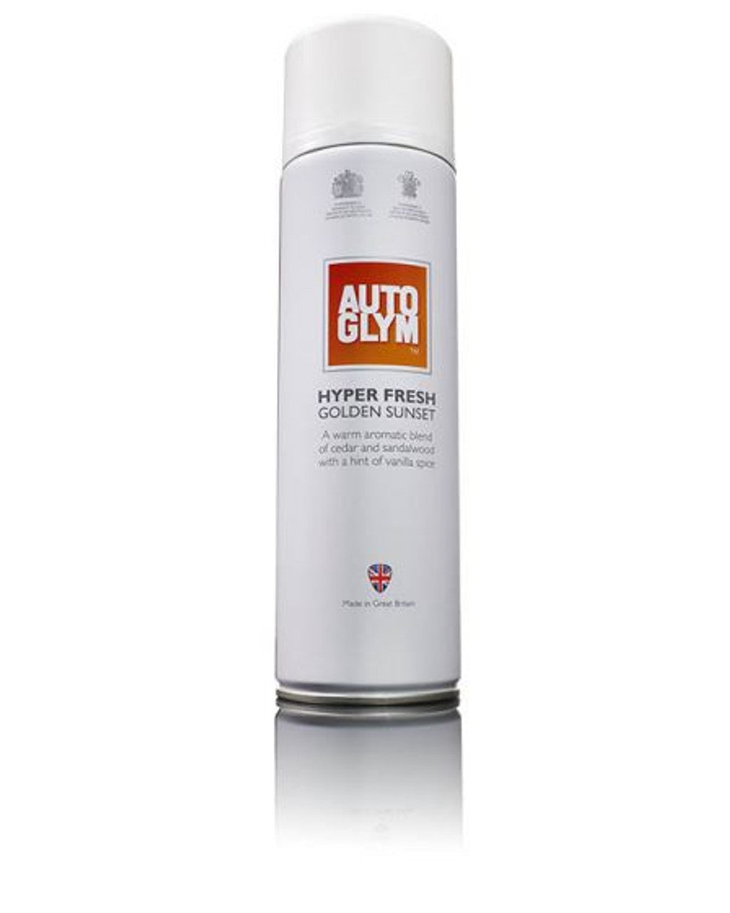 HYPERFRESH GOLDEN SUNSET AIR-FRESHENER AEROSOL 450ML AUTOGLYM 77GS012B