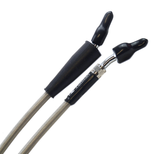HOSE FRONT BRAKE SILVER / BLK, VENHILL K02-1-054/P KXF 2012