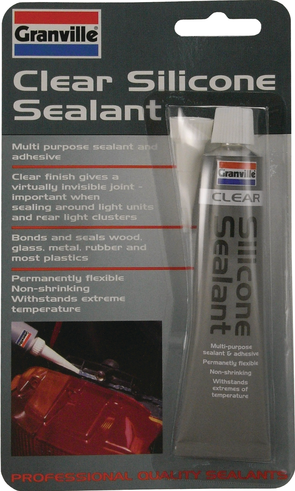 GRANVILLE RTV SILICONE GASKET MAKER 40g CLEAR