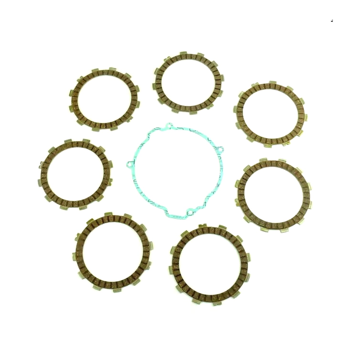CLUTCH FRICTION PLATE SET KTM SX125 98-15, ATHENA P40230036, WITH GASKET