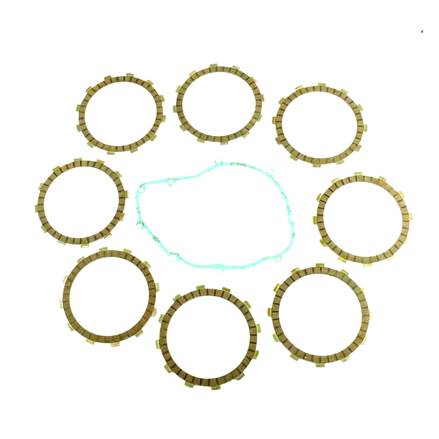 CLUTCH FRICTION PLATE SET KTM LC4 540 98-00, ATHENA P40230041, WITH GASKET